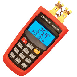 Omega歐米茄 HH806AU 熱電偶雙輸入無線高精度數(shù)據(jù)記錄器/溫度計