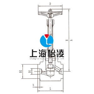 DJ61Y-160P低溫高壓長(zhǎng)軸截止閥圖紙 DJ61Y-160P低溫高壓長(zhǎng)軸截止閥圖紙