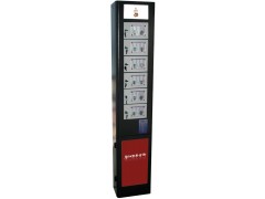 黑紅機械鎖保管型手機充電站