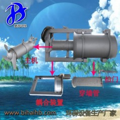 QJB-W2.5/6 店長(zhǎng)推薦 強(qiáng)力攪拌泵 帶拍門過(guò)墻混合液回流泵